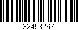 Código de barras (EAN, GTIN, SKU, ISBN): '32453267'