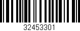 Código de barras (EAN, GTIN, SKU, ISBN): '32453301'