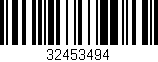 Código de barras (EAN, GTIN, SKU, ISBN): '32453494'