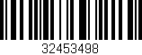 Código de barras (EAN, GTIN, SKU, ISBN): '32453498'