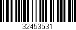 Código de barras (EAN, GTIN, SKU, ISBN): '32453531'