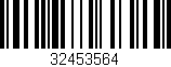 Código de barras (EAN, GTIN, SKU, ISBN): '32453564'