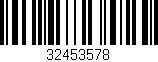 Código de barras (EAN, GTIN, SKU, ISBN): '32453578'