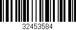Código de barras (EAN, GTIN, SKU, ISBN): '32453584'