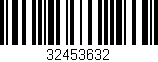 Código de barras (EAN, GTIN, SKU, ISBN): '32453632'