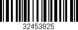 Código de barras (EAN, GTIN, SKU, ISBN): '32453825'