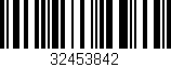 Código de barras (EAN, GTIN, SKU, ISBN): '32453842'