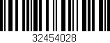 Código de barras (EAN, GTIN, SKU, ISBN): '32454028'