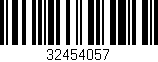Código de barras (EAN, GTIN, SKU, ISBN): '32454057'