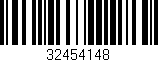 Código de barras (EAN, GTIN, SKU, ISBN): '32454148'