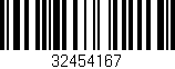 Código de barras (EAN, GTIN, SKU, ISBN): '32454167'