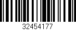 Código de barras (EAN, GTIN, SKU, ISBN): '32454177'