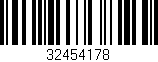 Código de barras (EAN, GTIN, SKU, ISBN): '32454178'
