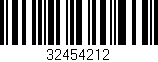 Código de barras (EAN, GTIN, SKU, ISBN): '32454212'