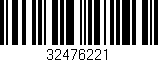 Código de barras (EAN, GTIN, SKU, ISBN): '32476221'