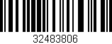 Código de barras (EAN, GTIN, SKU, ISBN): '32483806'
