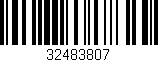 Código de barras (EAN, GTIN, SKU, ISBN): '32483807'