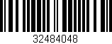 Código de barras (EAN, GTIN, SKU, ISBN): '32484048'