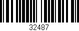 Código de barras (EAN, GTIN, SKU, ISBN): '32487'