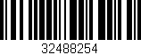 Código de barras (EAN, GTIN, SKU, ISBN): '32488254'
