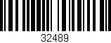 Código de barras (EAN, GTIN, SKU, ISBN): '32489'