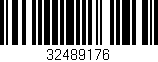 Código de barras (EAN, GTIN, SKU, ISBN): '32489176'