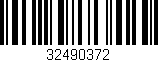 Código de barras (EAN, GTIN, SKU, ISBN): '32490372'