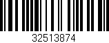 Código de barras (EAN, GTIN, SKU, ISBN): '32513874'