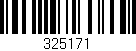 Código de barras (EAN, GTIN, SKU, ISBN): '325171'