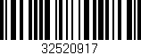 Código de barras (EAN, GTIN, SKU, ISBN): '32520917'