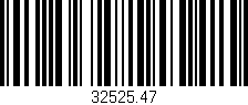 Código de barras (EAN, GTIN, SKU, ISBN): '32525.47'