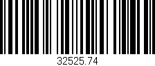 Código de barras (EAN, GTIN, SKU, ISBN): '32525.74'
