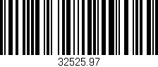 Código de barras (EAN, GTIN, SKU, ISBN): '32525.97'