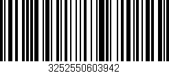 Código de barras (EAN, GTIN, SKU, ISBN): '3252550603942'