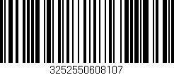 Código de barras (EAN, GTIN, SKU, ISBN): '3252550608107'