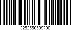 Código de barras (EAN, GTIN, SKU, ISBN): '3252550609708'
