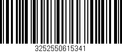 Código de barras (EAN, GTIN, SKU, ISBN): '3252550615341'