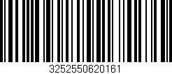 Código de barras (EAN, GTIN, SKU, ISBN): '3252550620161'