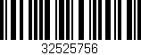 Código de barras (EAN, GTIN, SKU, ISBN): '32525756'