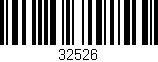 Código de barras (EAN, GTIN, SKU, ISBN): '32526'