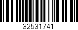 Código de barras (EAN, GTIN, SKU, ISBN): '32531741'