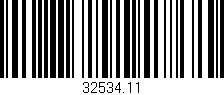 Código de barras (EAN, GTIN, SKU, ISBN): '32534.11'