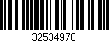 Código de barras (EAN, GTIN, SKU, ISBN): '32534970'