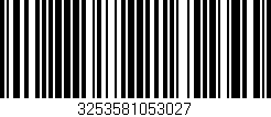 Código de barras (EAN, GTIN, SKU, ISBN): '3253581053027'
