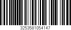Código de barras (EAN, GTIN, SKU, ISBN): '3253581054147'