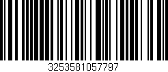Código de barras (EAN, GTIN, SKU, ISBN): '3253581057797'