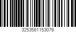 Código de barras (EAN, GTIN, SKU, ISBN): '3253581153079'