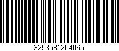 Código de barras (EAN, GTIN, SKU, ISBN): '3253581264065'