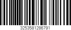 Código de barras (EAN, GTIN, SKU, ISBN): '3253581286791'