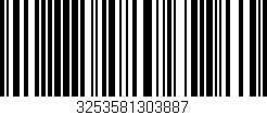 Código de barras (EAN, GTIN, SKU, ISBN): '3253581303887'